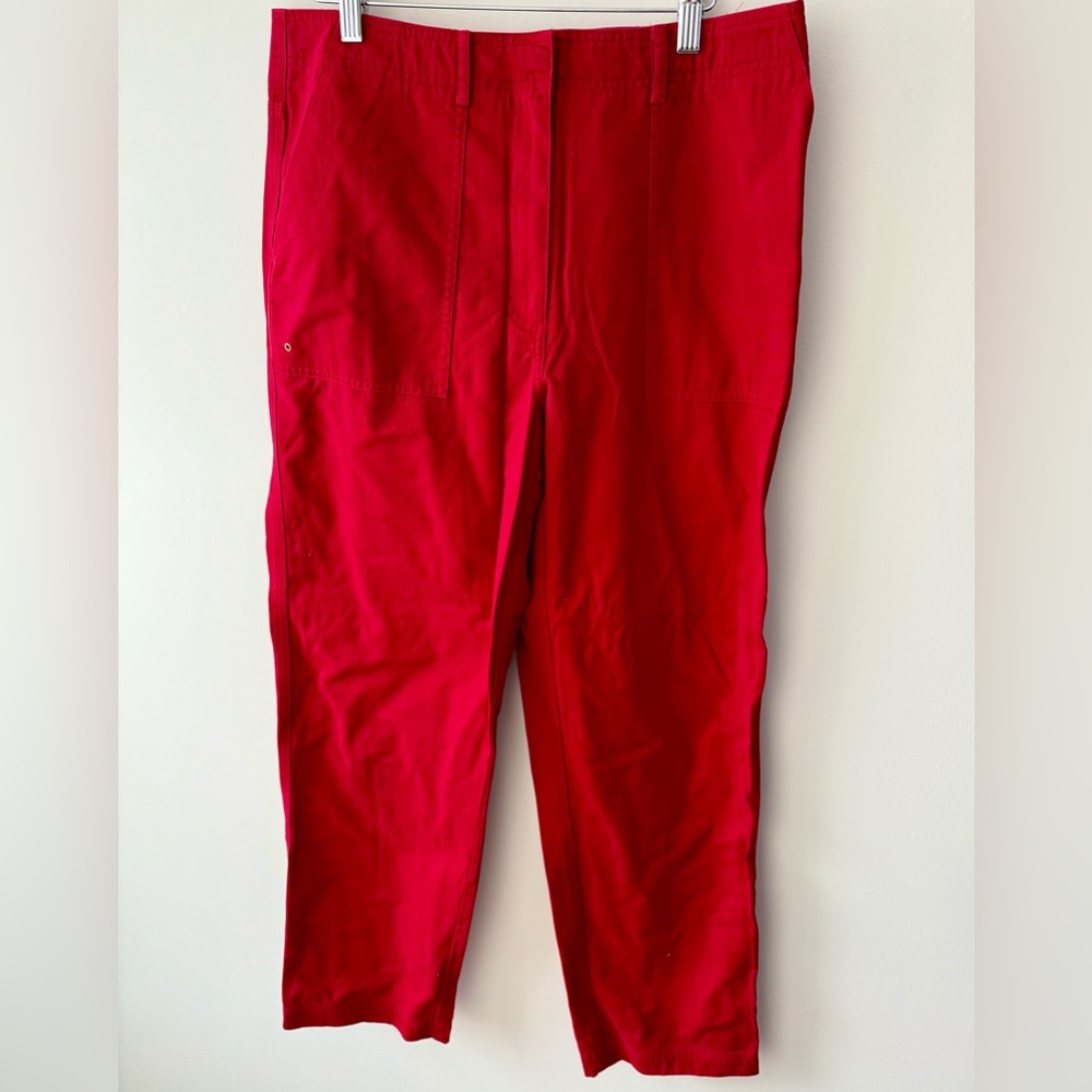Lauren Ralph Lauren Red Cargo Pants Size 12